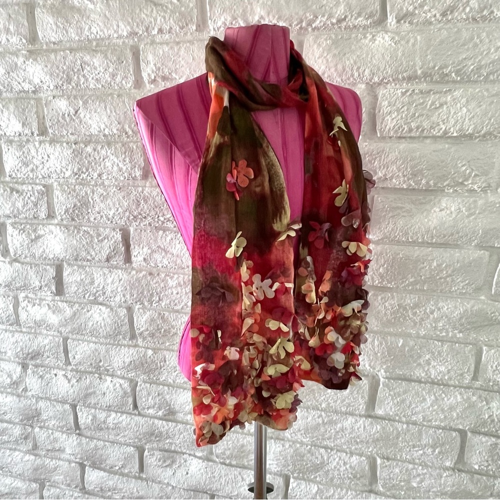 Floral Multicolor Scarf B1-11